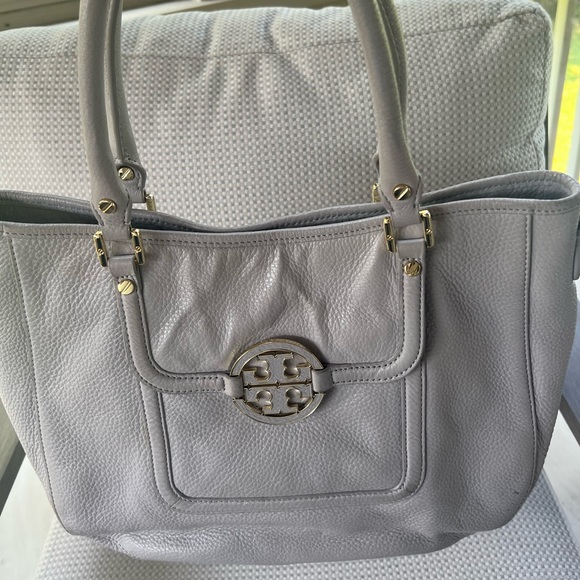 Tory Burch leather grey tote - Picture 2 of 9